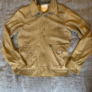 Todd Snyder Olive-Tan Suede Field Jacket